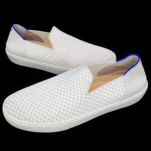 Rothy's The Original Slip On Salt Honeycomb Sneakers Shoes Women's 9.5